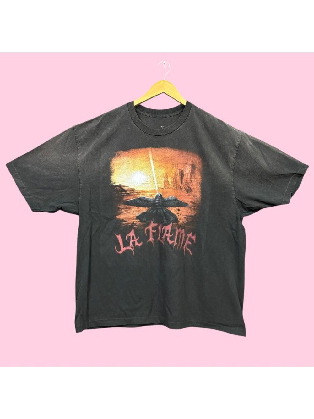 Travis Scott LA Flame Coachella Festival Hip-Hop Tee XXL